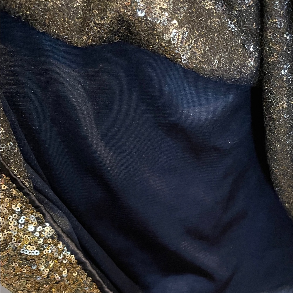 XL Ampersand & Avenue Gold Sequin Skirt - Picture 5 of 5